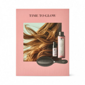 HH Simonsen Time To Glow Brilliant Gloss Mist Hair Gift Set Plaukų priežiūros rinkinys