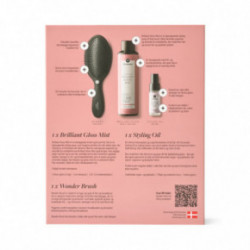 HH Simonsen Time To Glow Brilliant Gloss Mist Hair Gift Set Plaukų priežiūros rinkinys