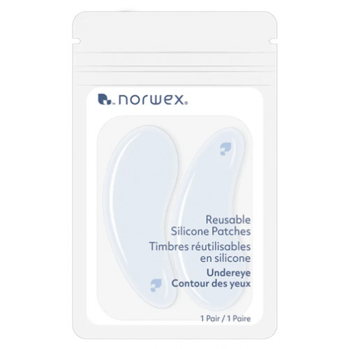 Norwex Reusable Undereye Silicone Patches Daugkartinio naudojimo silikoninės paakių pagalvėlės 1 pora