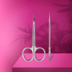 Staleks Expert 51 Cuticle Scissors With Hook Profesionalios odelės žirklės su kabliuku Type 3