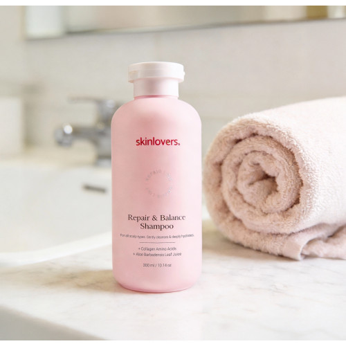 Skinlovers Repair & Balance Shampoo Atkuriamasis šampūnas dažytiems plaukams 300ml