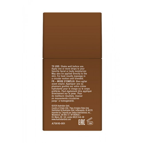 Australian Gold Bronzing Drops Antioxidant Rich Bronziniai lašiukai 30ml