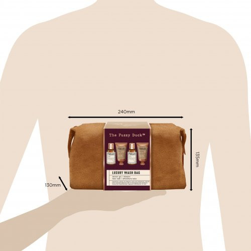 Baylis & Harding The Fuzzy Duck Bergamot, Hemp & Sandalwood Men's Luxury Wash Bag Gift Set Kūno priežiūros rinkinys