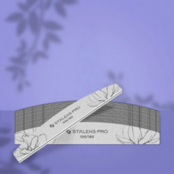 Staleks Expert 40 Crescent Mineral Nail File Nagų dildės 25vnt