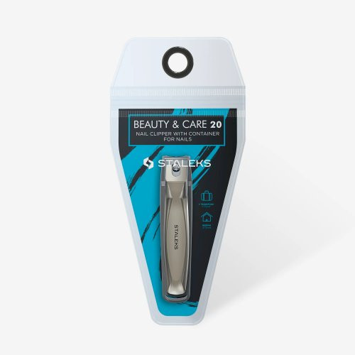 Staleks Beauty & Care 20 Nail Clipper Nagų karpiklis su talpykla nagams 1 vnt.