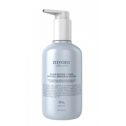 Myom Natural Haircare Black Blonde Mask Kaukė šviesintiems plaukams 250ml