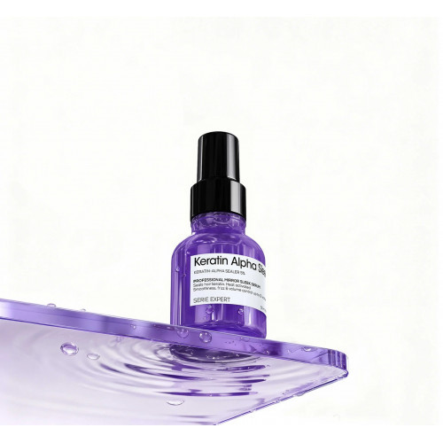 L'Oréal Professionnel Keratin Alpha Sleek Mirror Serum Glotninamasis serumas plaukams 50ml