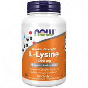 NOW Foods L-Lysine 1000 mg 100 capsules