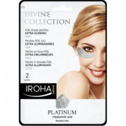 IROHA Divine Collection Foil Tissue Patches Extra Glowing Stangrinamoji paakių kaukė 2 vnt.