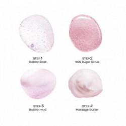 VOESH Pedi In A Box 4in1 Bubbly Spa Raspberry Sorbet Procedūra kojoms Rinkinys