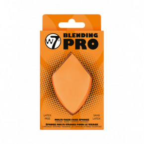 W7 Cosmetics Blending Pro Multi-Tasking Makeup Sponge Grma sūklis Orange