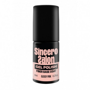 Sincero Salon Glass Fiber Base Coat Stiklo pluošto gelinio nagų lako pagrindas 6ml