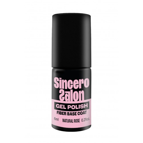 Sincero Salon Glass Fiber Base Coat Stiklo pluošto gelinio nagų lako pagrindas 6ml