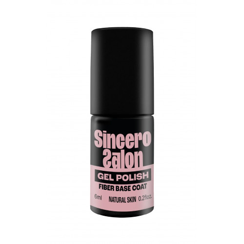 Sincero Salon Glass Fiber Base Coat Stiklo pluošto gelinio nagų lako pagrindas 6ml