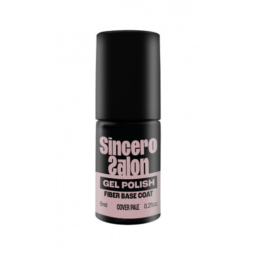 Sincero Salon Glass Fiber Base Coat Stiklo pluošto gelinio nagų lako pagrindas 6ml