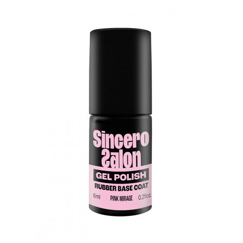 Sincero Salon Rubber Base Coat Kaučiukinė maskuojanti bazė 6ml