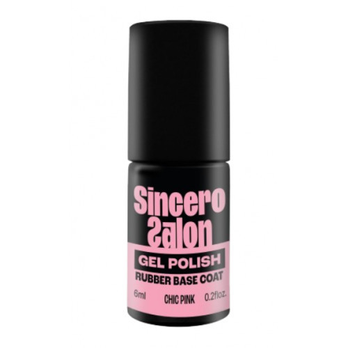 Sincero Salon Rubber Base Coat Kaučiukinė maskuojanti bazė 6ml