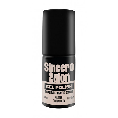Sincero Salon Rubber Base Coat Kaučiukinė maskuojanti bazė 6ml