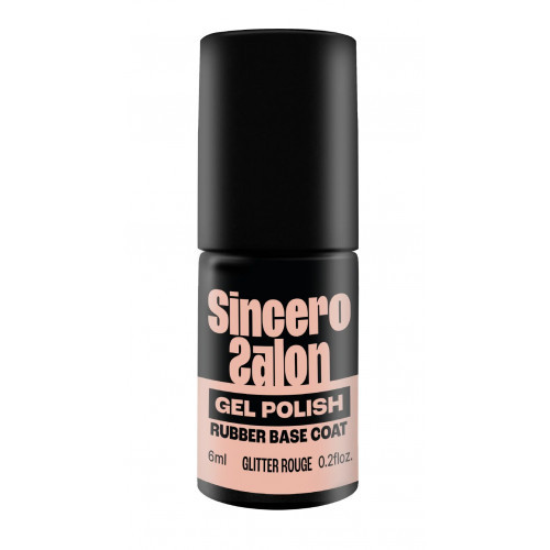 Sincero Salon Rubber Base Coat Kaučiukinė maskuojanti bazė 6ml