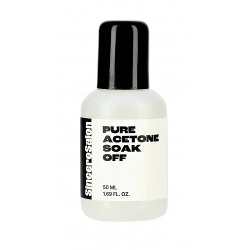 Sincero Salon Pure Acetone Soak Off Gel Nail Polish Remover Acetonas geliniam nagų lakui valyti 50ml