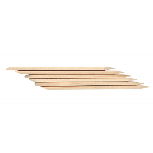 Sincero Salon Wooden Manicure Sticks Medinės manikiūro lazdelės 6vnt