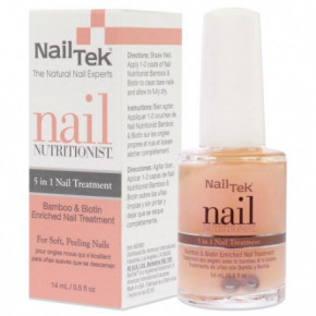 Nail Tek Nail Nutritionist 5 in 1 Nail Treatment Atkuriamoji nagų priemonė 14ml