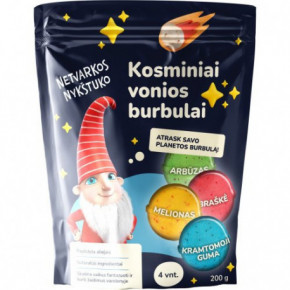 Kakė Makė Cosmic Kosminiai vonios burbulai vaikams 4 x 50g