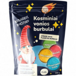 Kakė Makė Cosmic Kosminiai vonios burbulai vaikams 4 x 50g