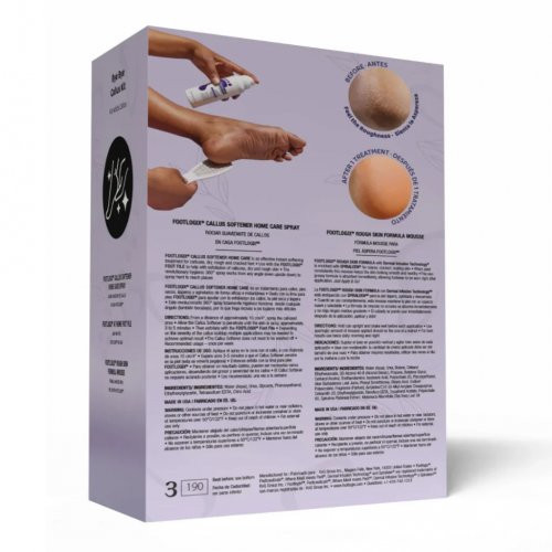 Footlogix Bye Bye Callus Pėdų gelbėjimo rinkinys suskilinėjusiems kulnams ir šiurkščiai odai 100ml+125ml
