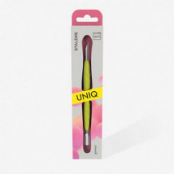 Staleks Uniq 10 Type 2 Manicure Pusher Gummy Manikiūro įrankis nagų odelių priežiūrai Pink