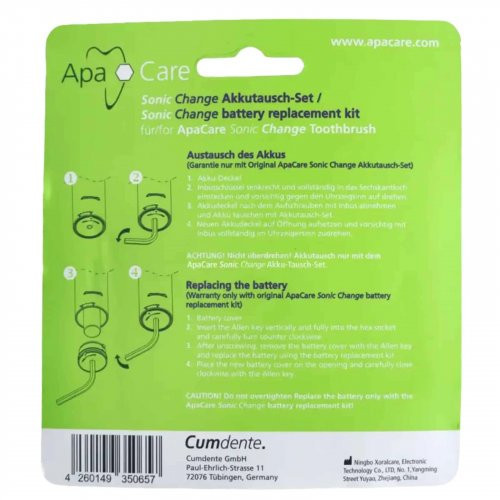 ApaCare Sonic Change Battery Replacement Kit Akumuliatorius 1 vnt.