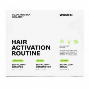 Skandinavian Biolabs Hair Growth Routine Juuksehoolduskomplekt naistele