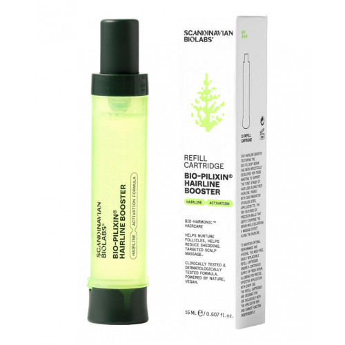 Scandinavian Biolabs Women's Bio-Pilixin Hairline Booster Plaukų augimą skatinantis serumas su masažuokliu 15ml