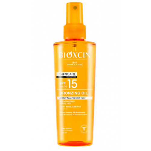 Bioxcin Suncare Bronzingl Oil SPF15 Bronzinį įdegį skatinantis aliejus 200ml