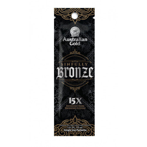 Australian Gold Sinfully Bronze 15x Deep Dark Bronzing Tanning Lotion Įdegį skatinantis losjonas 250ml