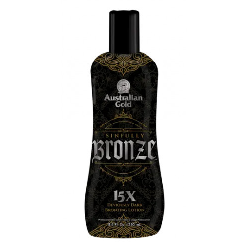 Australian Gold Sinfully Bronze 15x Deep Dark Bronzing Tanning Lotion Įdegį skatinantis losjonas 250ml