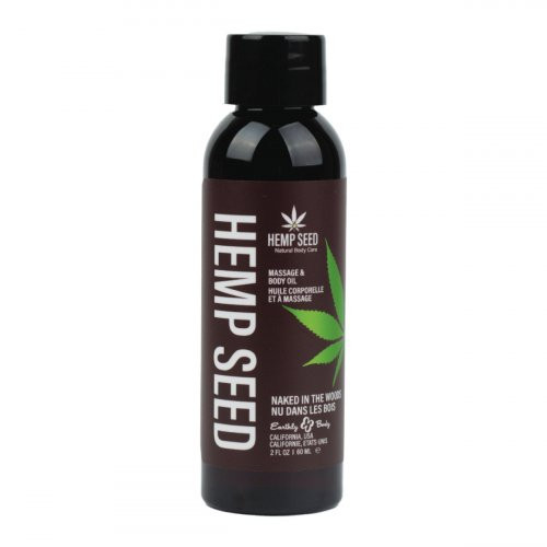 Hemp Seed Naked in the Woods Massage Oil Masažinis kūno aliejus 237ml