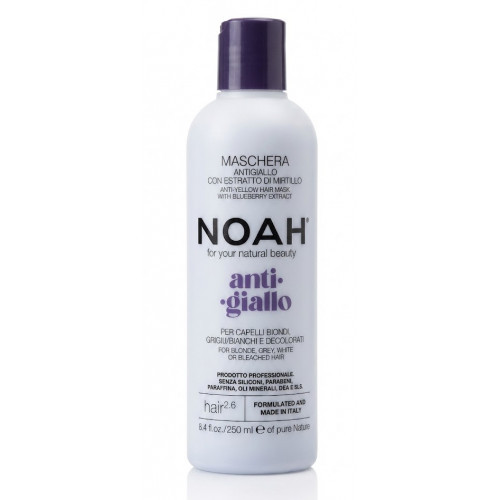 Noah 2.6 Anti-Yellow Hair Mask Geltonus tonus neutralizuojanti plaukų kaukė 250ml