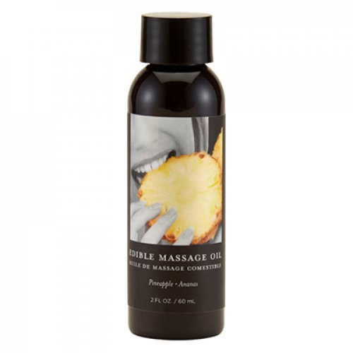 Hemp Seed Pineapple Edible Massage Oil Valgomas masažo aliejus 237ml