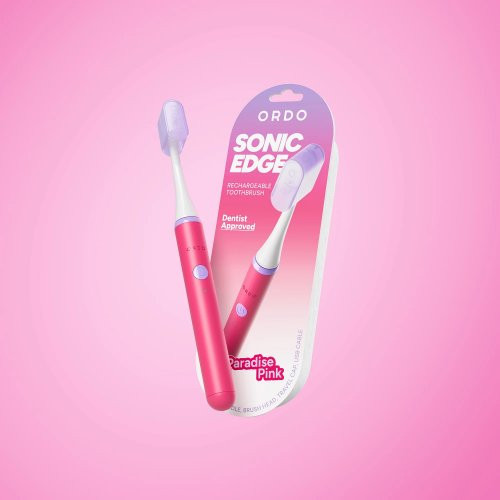 ORDO Sonic Edge Rechargeable Toothbrush Elektrinis dantų šepetėlis Paradise Pink