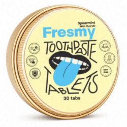 Fresmy Spearmint (with Fluoride) Toothpaste Tablets Dantų pastos tabletės su fluoru 30 tabs
