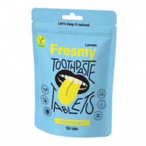 Fresmy Lemon Toothpaste Tablets Dantų pastos tabletės 124 tabs