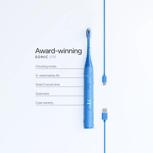 ORDO Sonic Lite Electric Toothbrush Elektrinis dantų šepetėlis Lavender