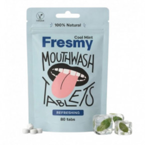 Fresmy Cool Mint Mouthwash Tablets 80 tabs