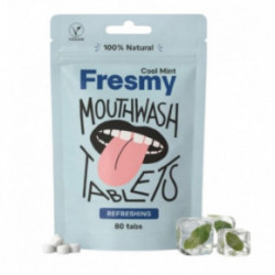 Fresmy Cool Mint Mouthwash Tablets Burnos skalavimo skysčio tabletės 80 tabs