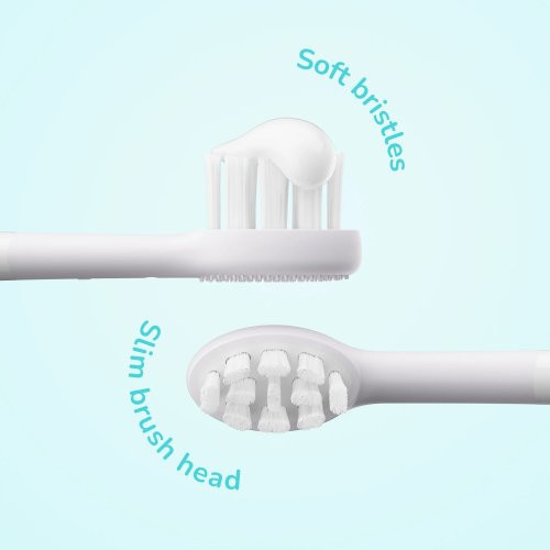 ORDO Sonic Kids Rechargeable - Brush Heads Keičiamos dantų šepetėlio galvutės 4vnt