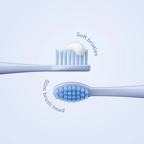 ORDO Sonic Kids Battery - Brush Heads Keičiamos dantų šepetėlio galvutės 2vnt