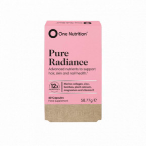 One Nutrition Pure Radiance Uztura bagātinātājs matiem, ādai un nagiem 60 kapsulas