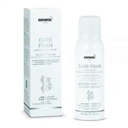 Gehwol Med Express Foam Putos normaliai ir sausai pėdų odai 125ml