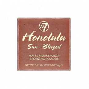W7 Cosmetics Honolulu Bronzing Powder Pruunistav puuder 6g